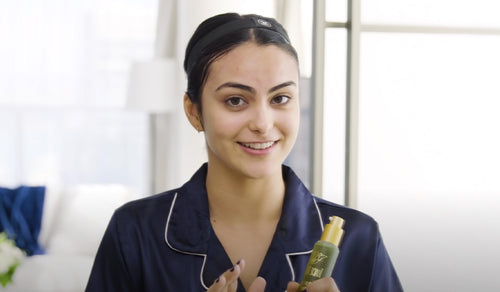 Harper's Bazaar: Camila Mendes' Nighttime Skincare Routine