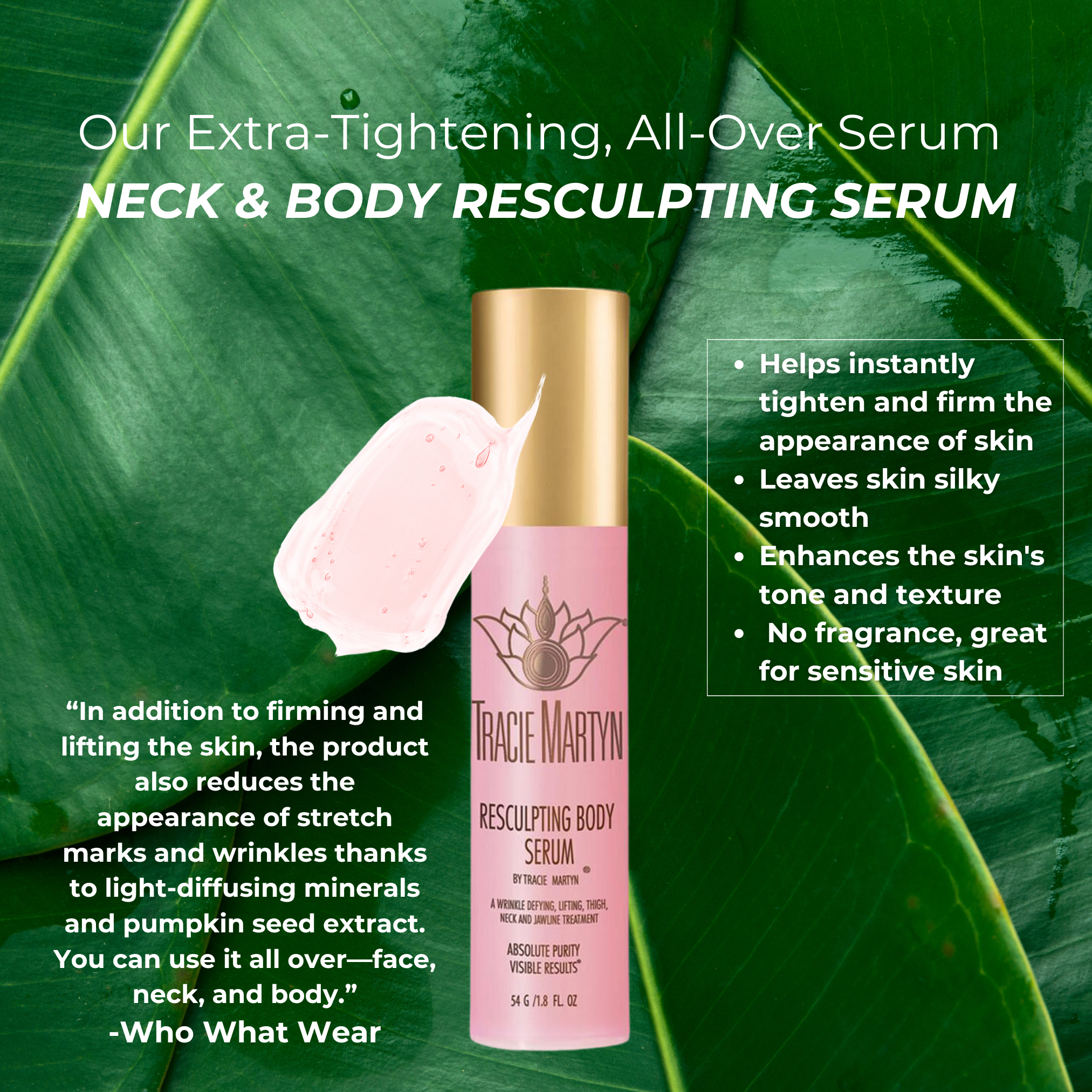 Tracie Martyn Neck & Body Serum: Lift & Tighten