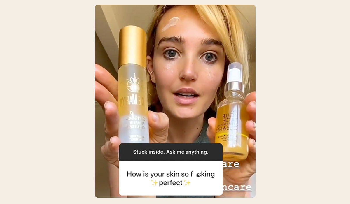 @chloeiscrazy: SNL Star Chloe Fineman Relies on the Amla Purifying Cleanser