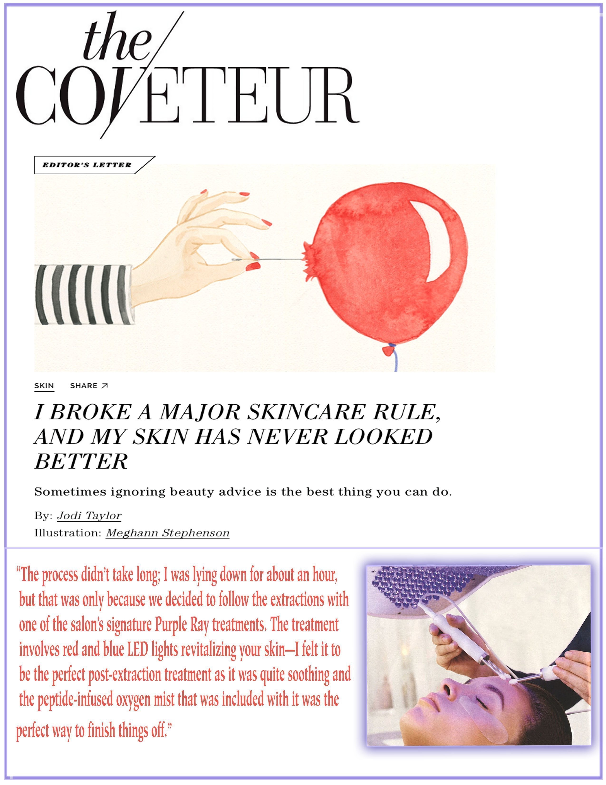 Coveteur: I Broke A Major Skincare Rule And My Skin Never Looked Better