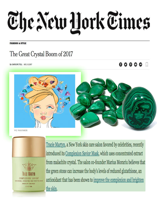 The NY Times: (Complexion Savior)The Great Crystal Boom of 2017